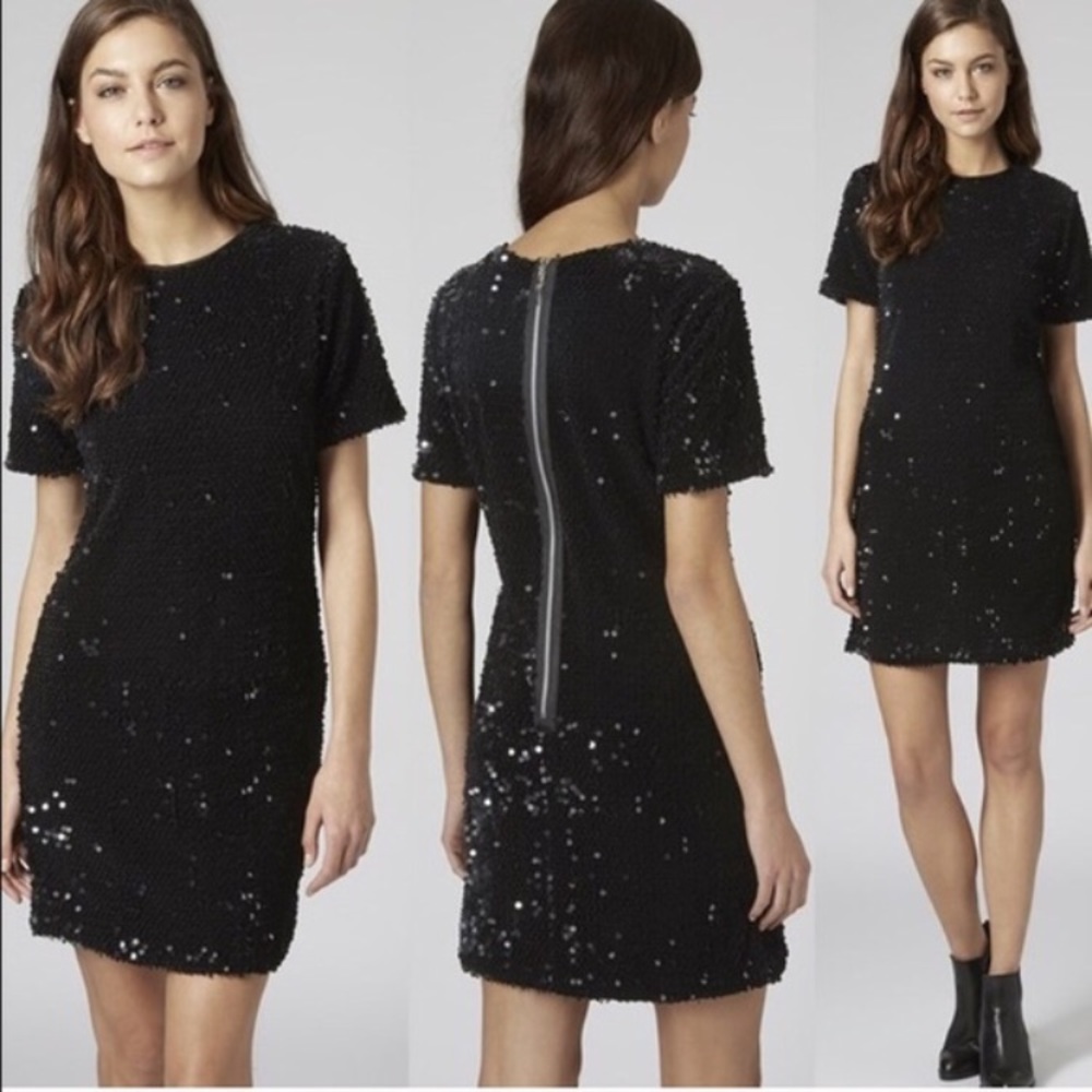 Velvet Sequin Cocktail dress  seen on Beyonce